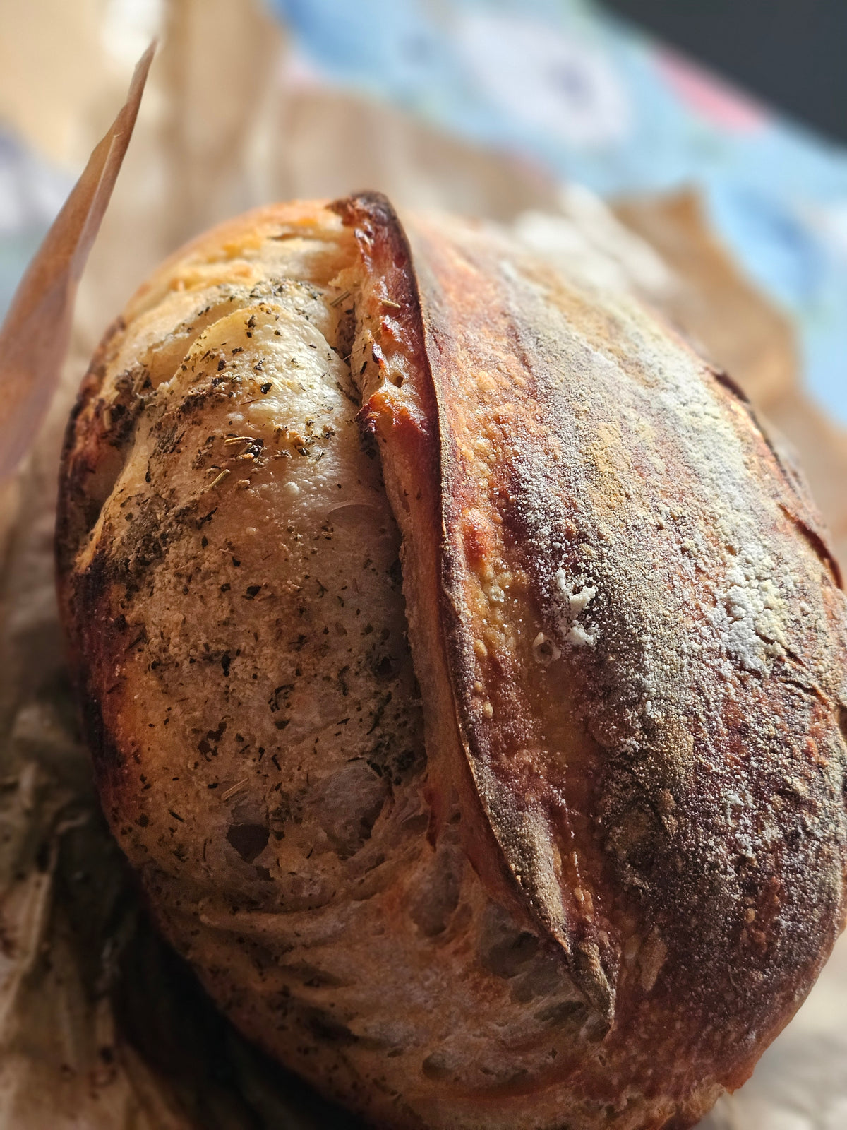 Garlic Butter and Italian Herb Sourdough