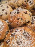 Chocolate Chip and Nutella Stuffed Brioche Buns